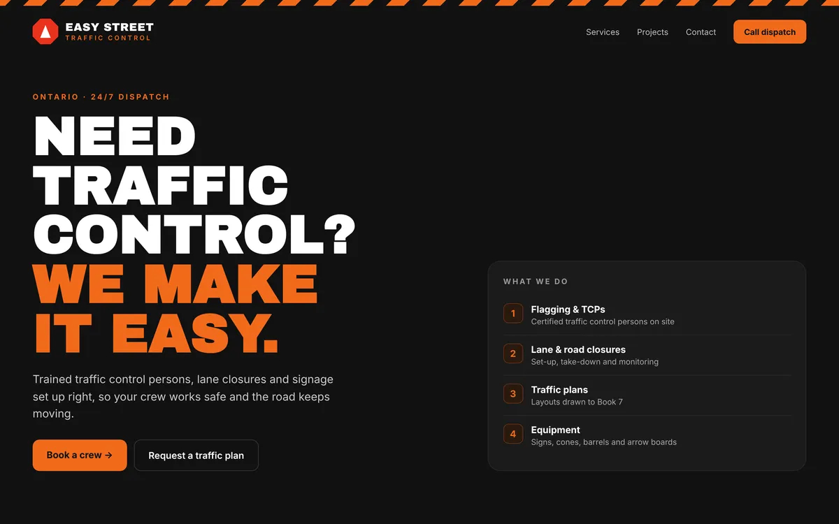 Easy Street Traffic Control concept